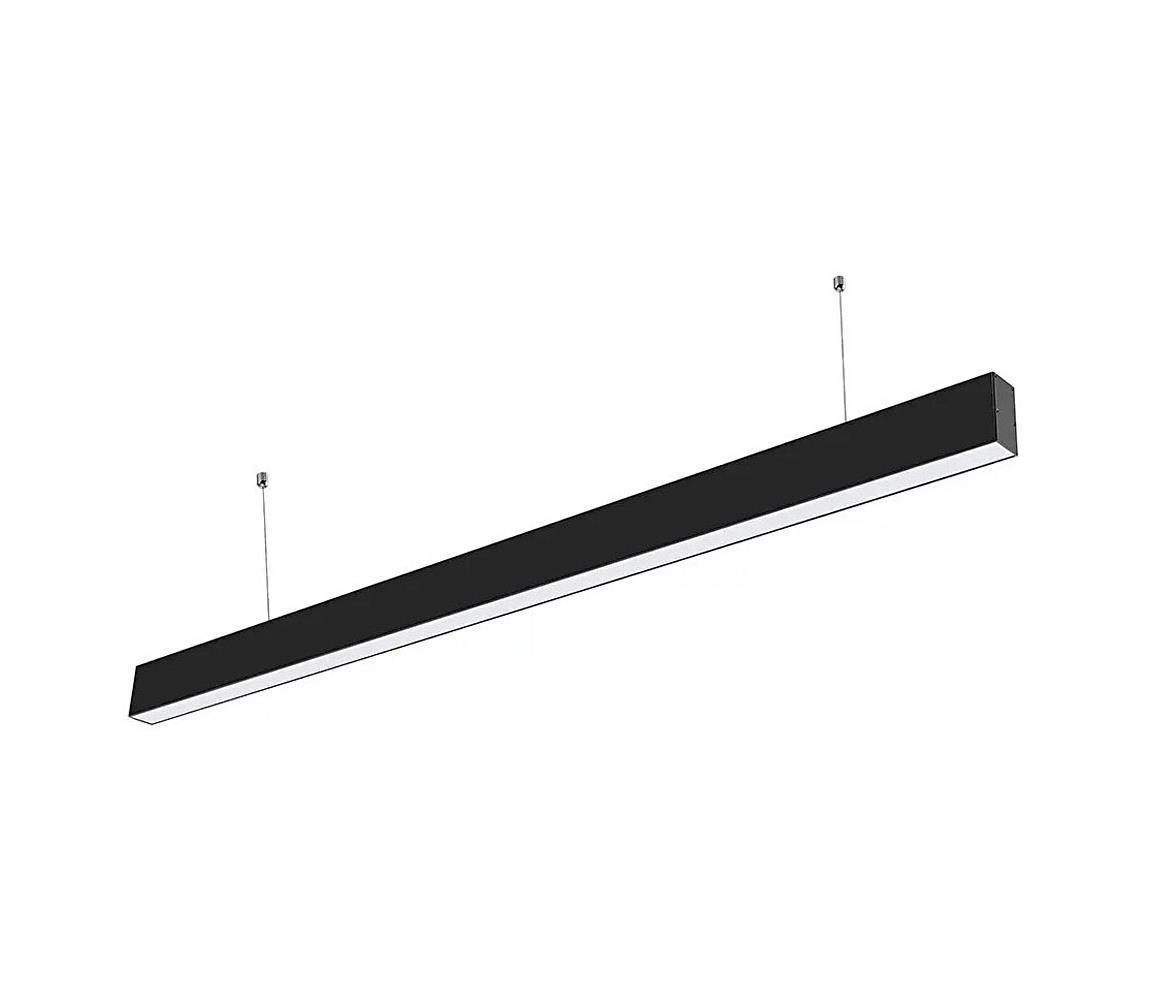 LED Lustr na lanku SAMSUNG CHIP LED/40W/230V 6400K černá 21600