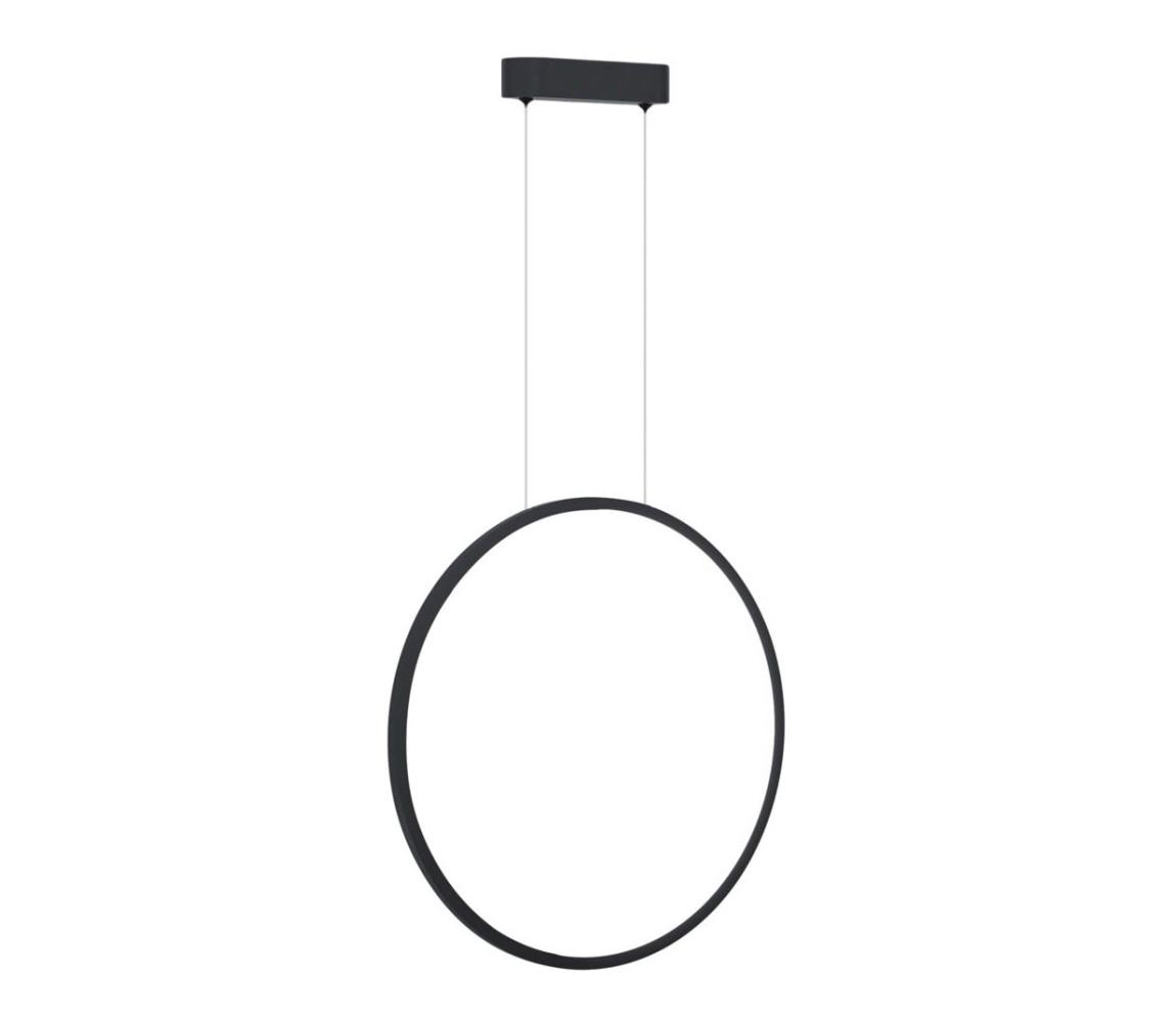  LED Lustr na lanku SATURNO LED/28W/230V pr. 50 cm IP44 černá ML8854