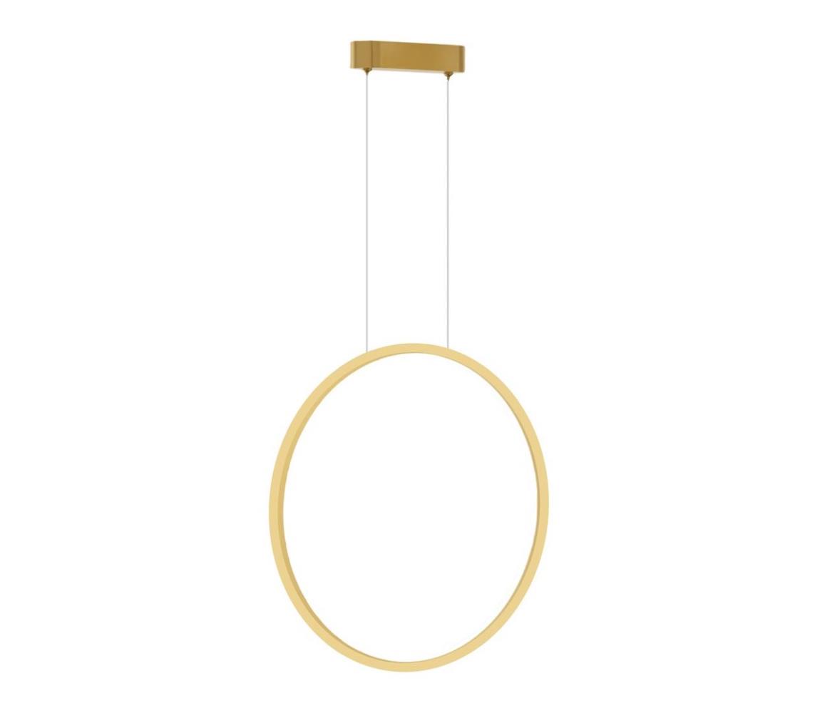 LED Lustr na lanku SATURNO LED/28W/230V pr. 50 cm IP44 zlatá ML8855