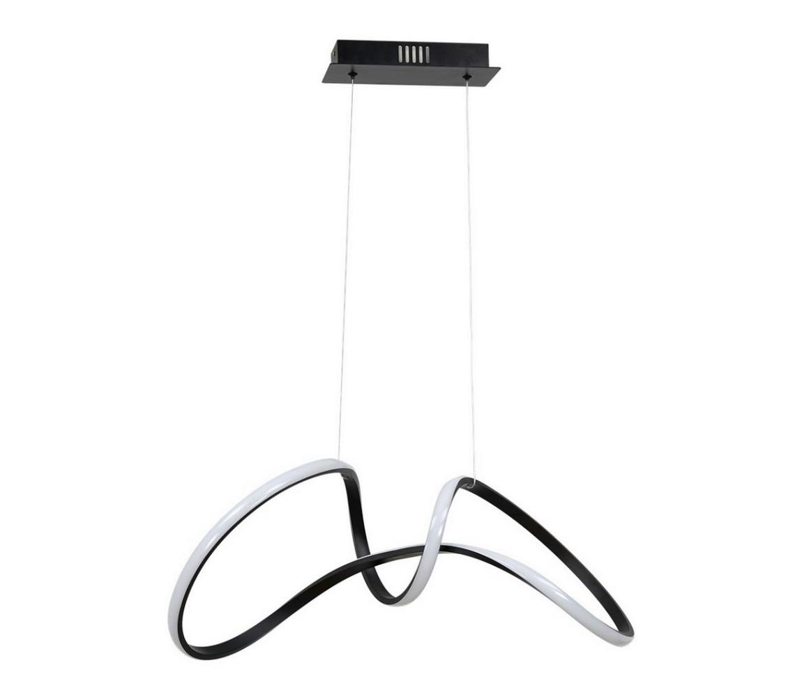  LED Lustr na lanku TESORO LED/48W/230V černá ML7951