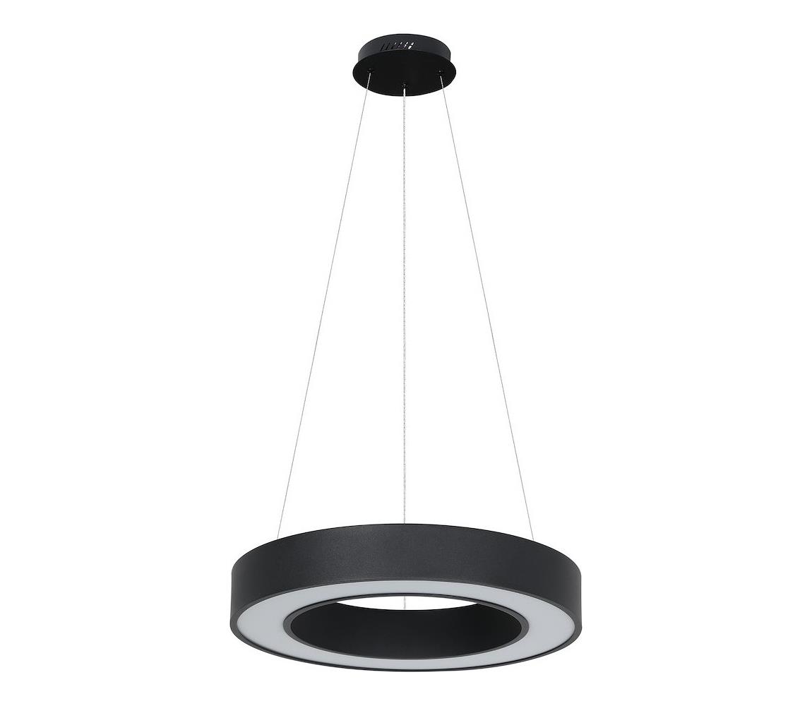  LED Lustr na lanku UNION LED/40W/230V 3000/4000/6500K pr. 40 cm černá ML1866