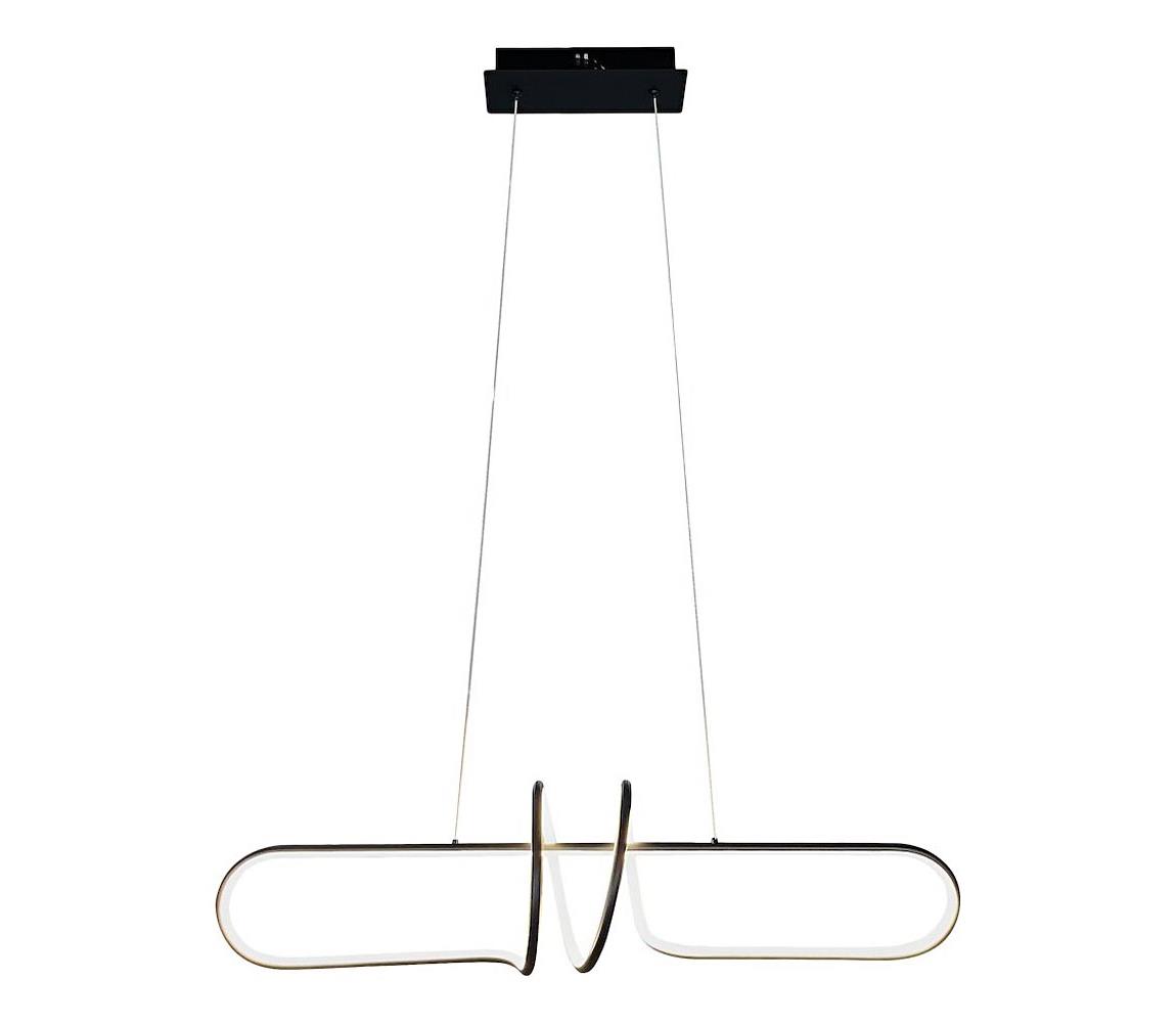  LED Lustr na lanku VERTIGO LED/54W/230V černá ML1576
