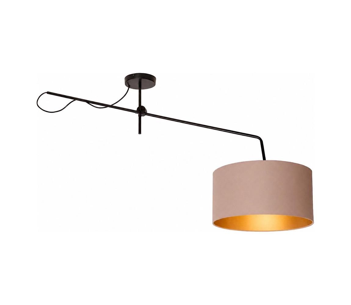  LED Nastavitelný přisazený lustr VENICE 1xE27/60W/230V béžová/zlatá H0256
