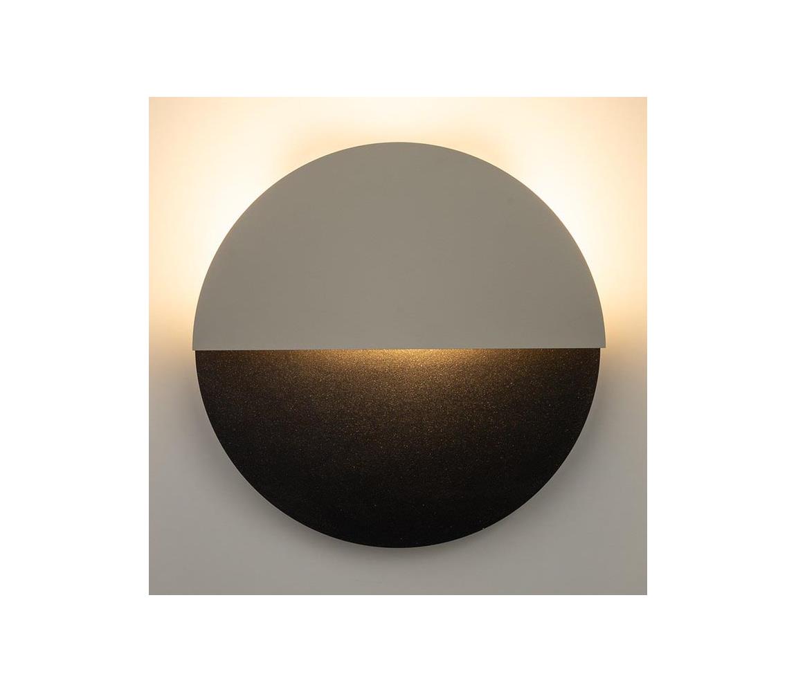  LED Nástěnné svítidlo LUNA LED/7W/230V pr. 26 cm černá/béžová 40859