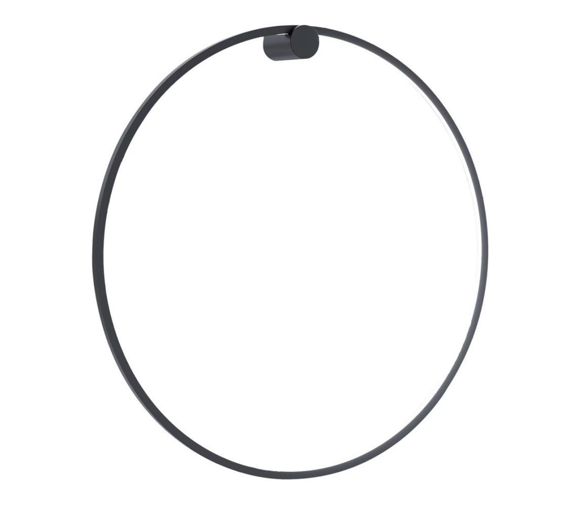  LED Nástěnné svítidlo SATURNO LED/46W/230V pr. 80 cm IP44 černá ML8852