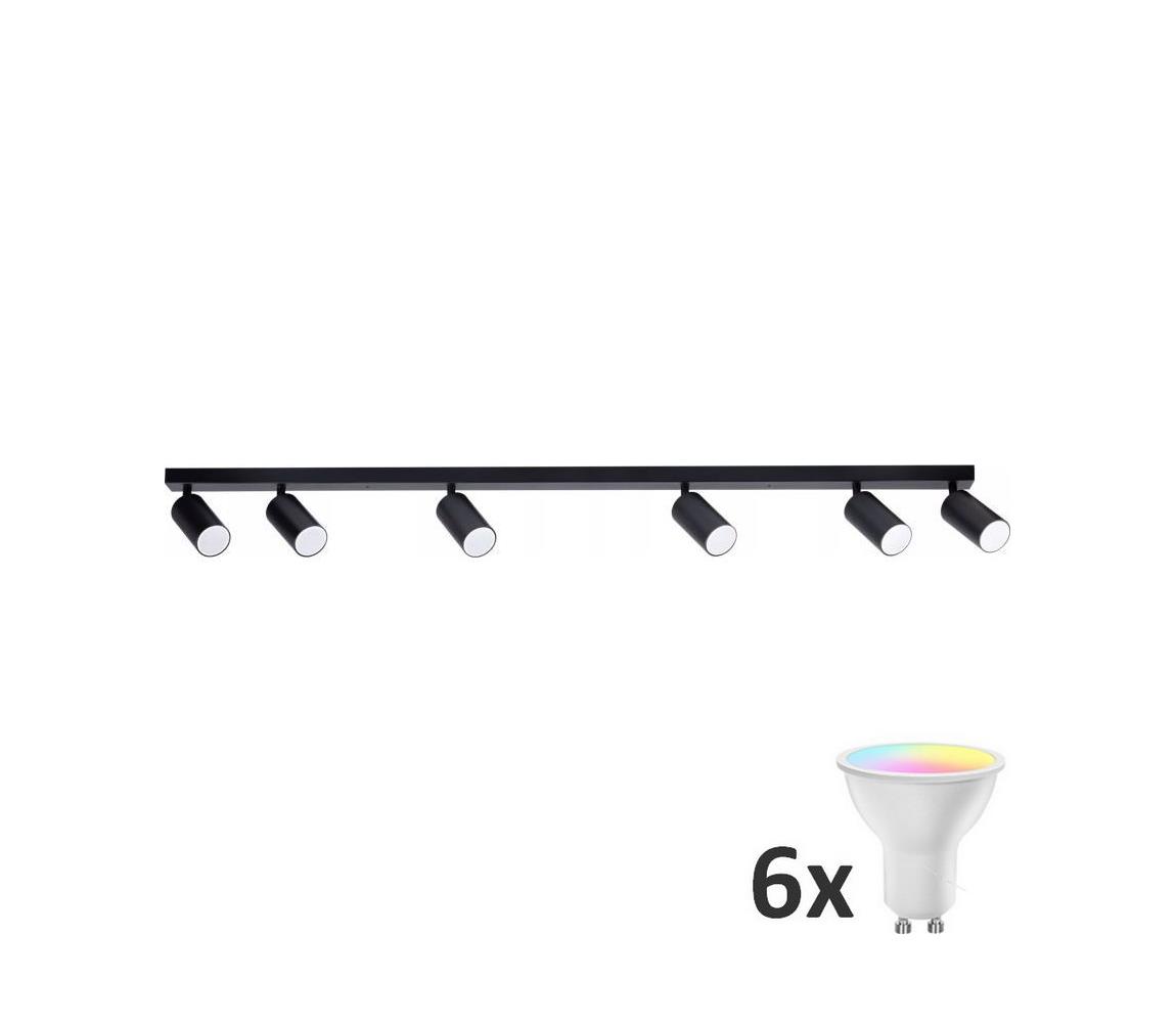  LED RGBW Bodové svítidlo ANGIE 6xGU10/6,5W/230V MX0118+AI2323