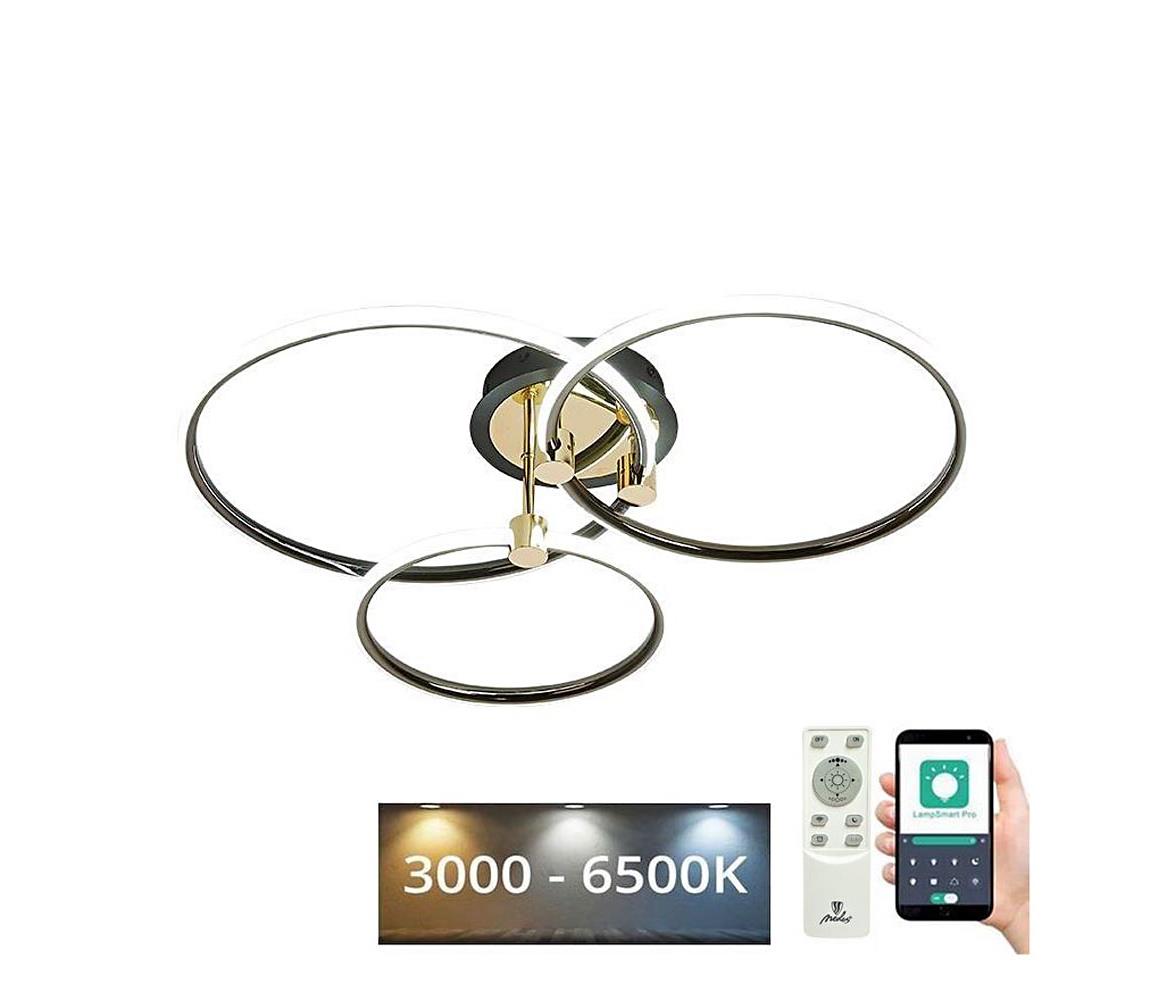  LED Stmívatelné stropní svítidlo LED/64W/230V 3000-6500K + dálkové ovládání TB1301/BG