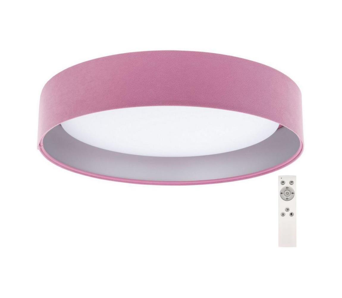  LED Stmívatelné stropní svítidlo SMART GALAXY LED/24W/230V růžová/stříbrná + DO 