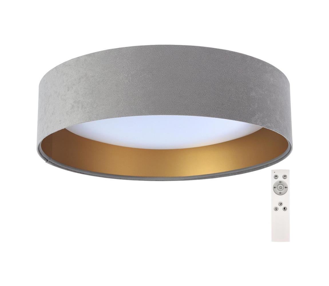  LED Stmívatelné stropní svítidlo SMART GALAXY LED/24W/230V šedá/zlatá + DO BG-BS0293