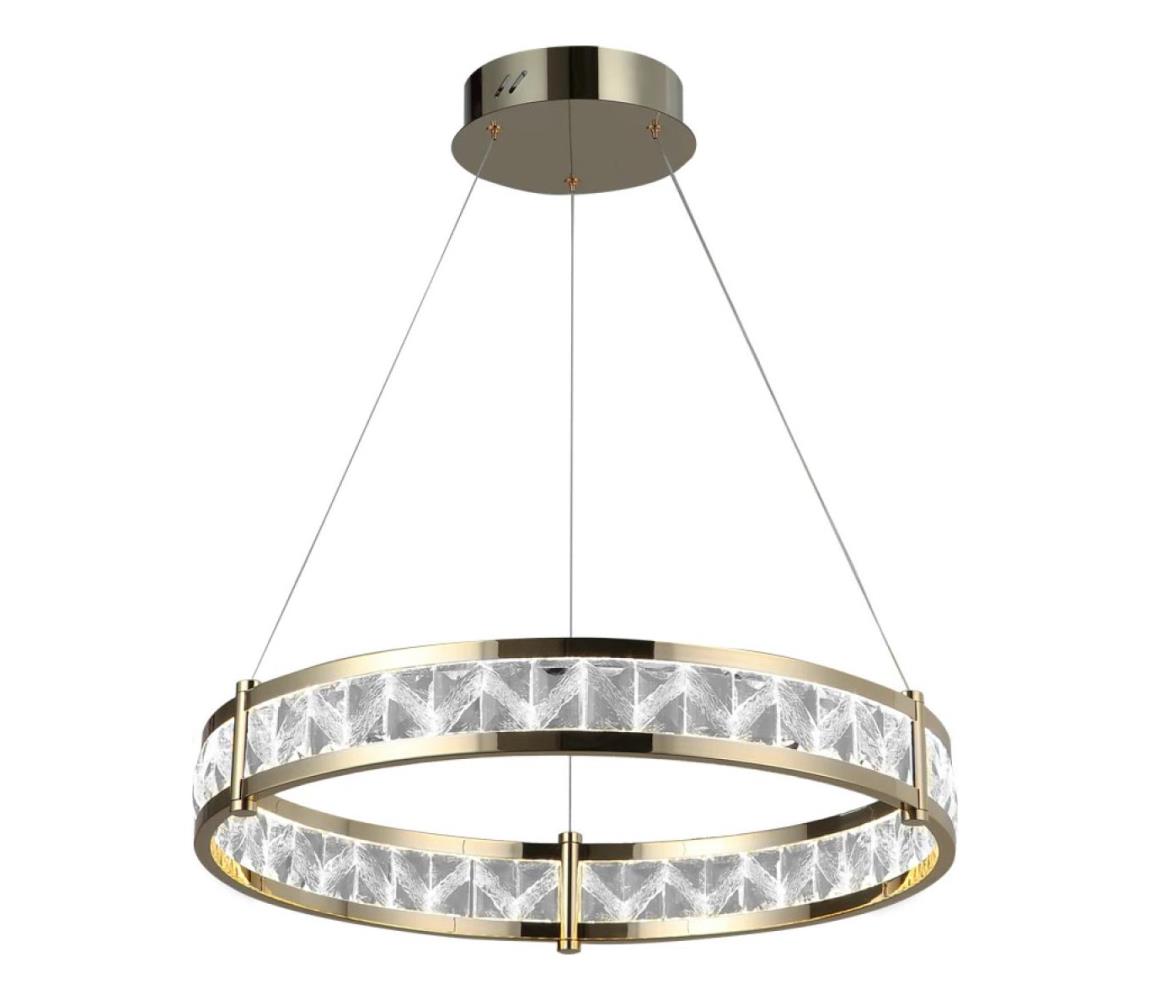  LED Stmívatelný lustr na lanku ENRIQUE LED/55W/230V 3000-6000K +dálkové ovládání N2002