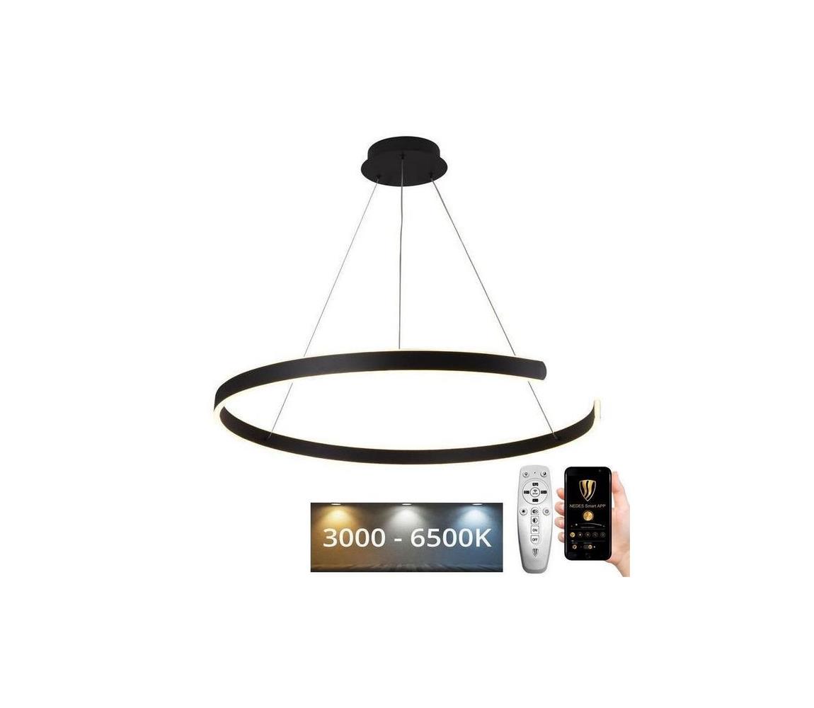  LED Stmívatelný lustr na lanku LED/100W/230V 3000-6500K + dálkové ovládání J4327/B