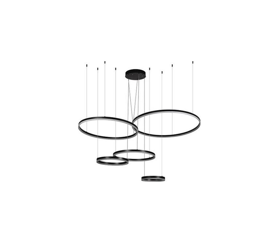  LED Stmívatelný lustr na lanku LED/220W/230V 3000-6500K + dálkové ovládání J4372/B