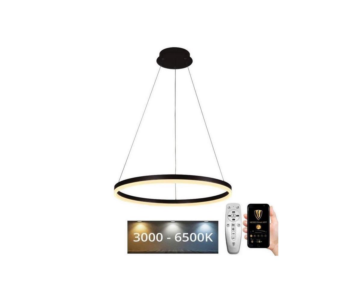  LED Stmívatelný lustr na lanku LED/42W/230V 3000-6500K + dálkové ovládání J4308/B