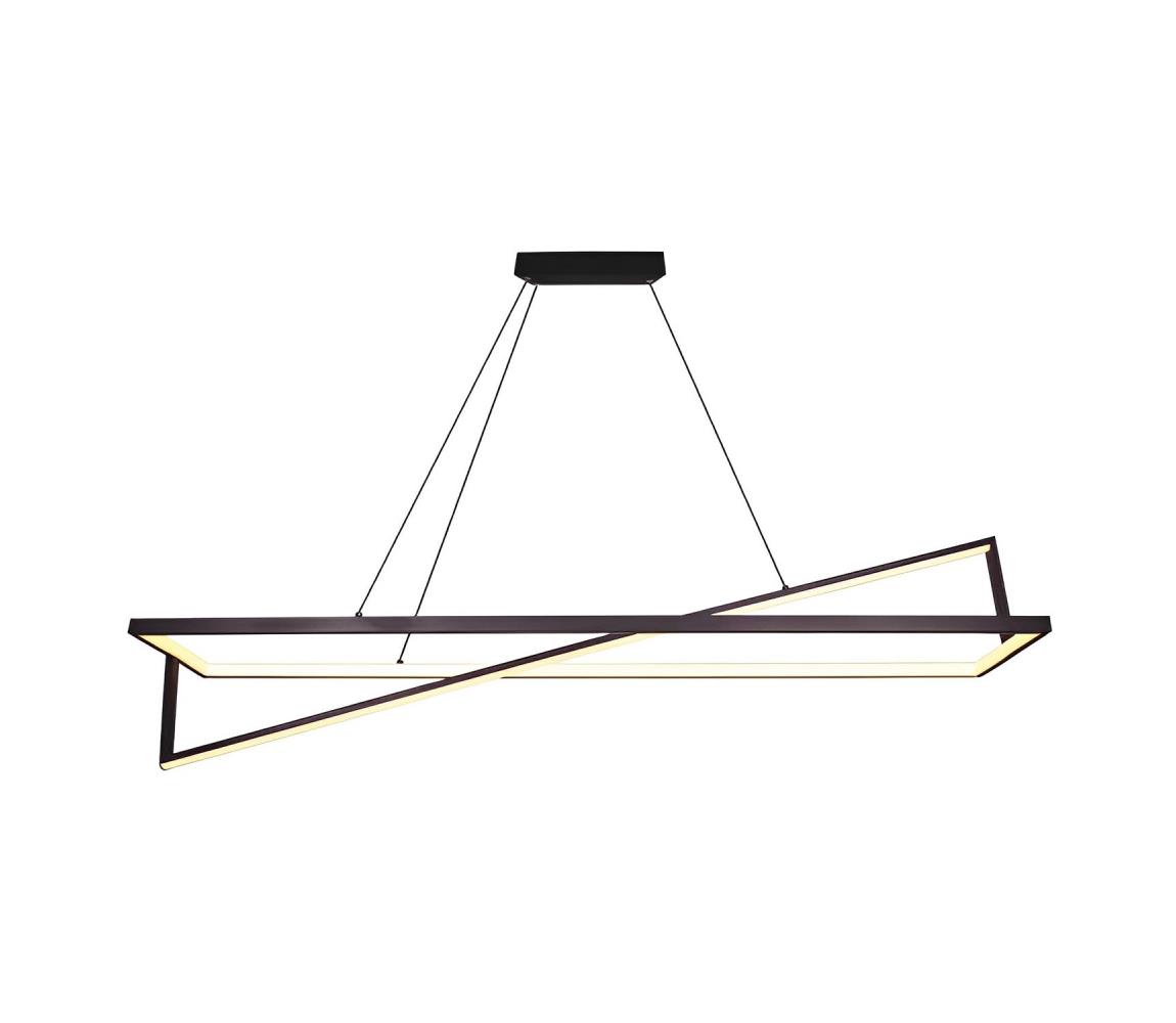  LED Stmívatelný lustr na lanku LED/45W/230V 3000K 114 cm černá 6906