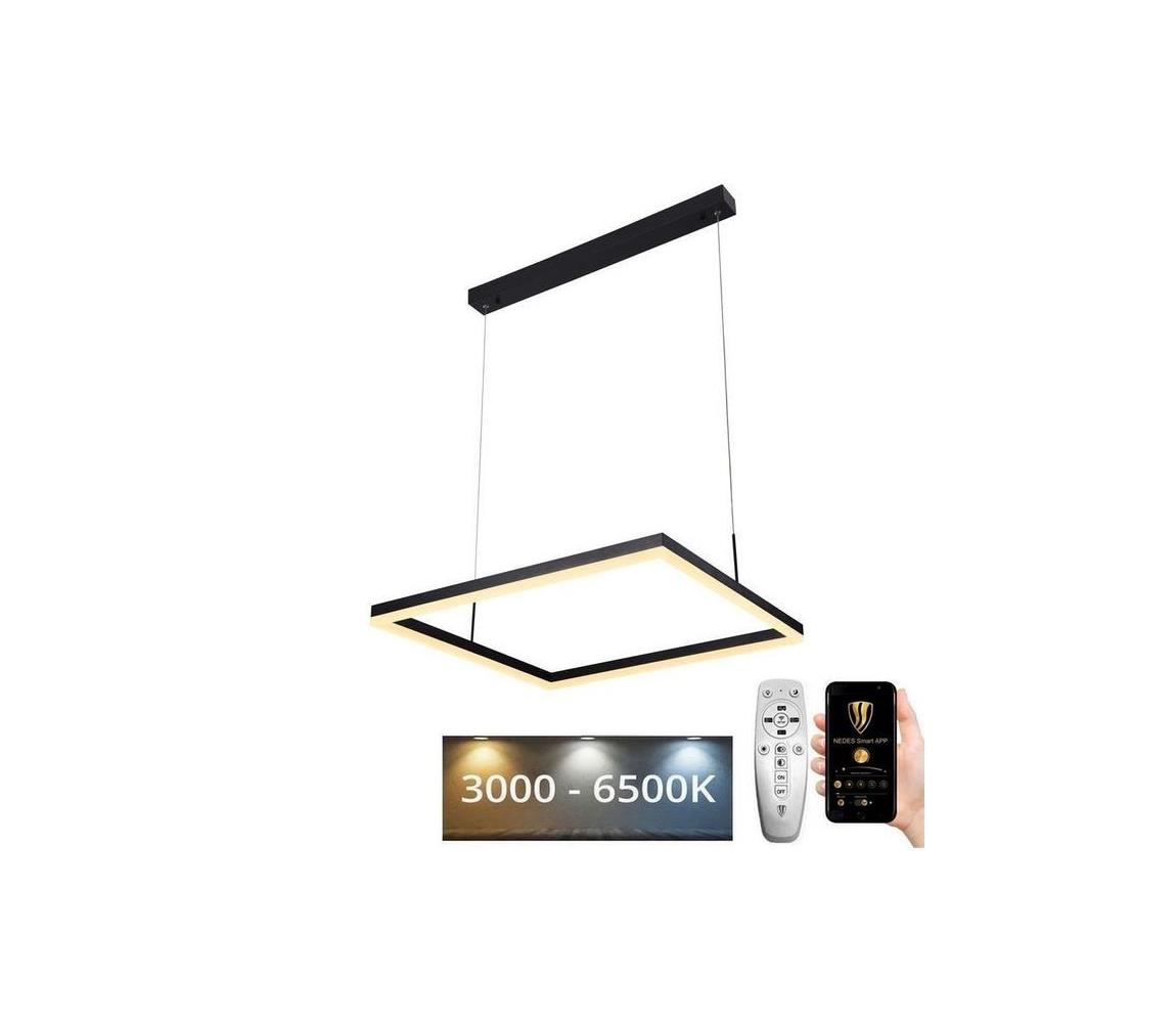  LED Stmívatelný lustr na lanku LED/55W/230V 3000-6500K + dálkové ovládání J4320/B