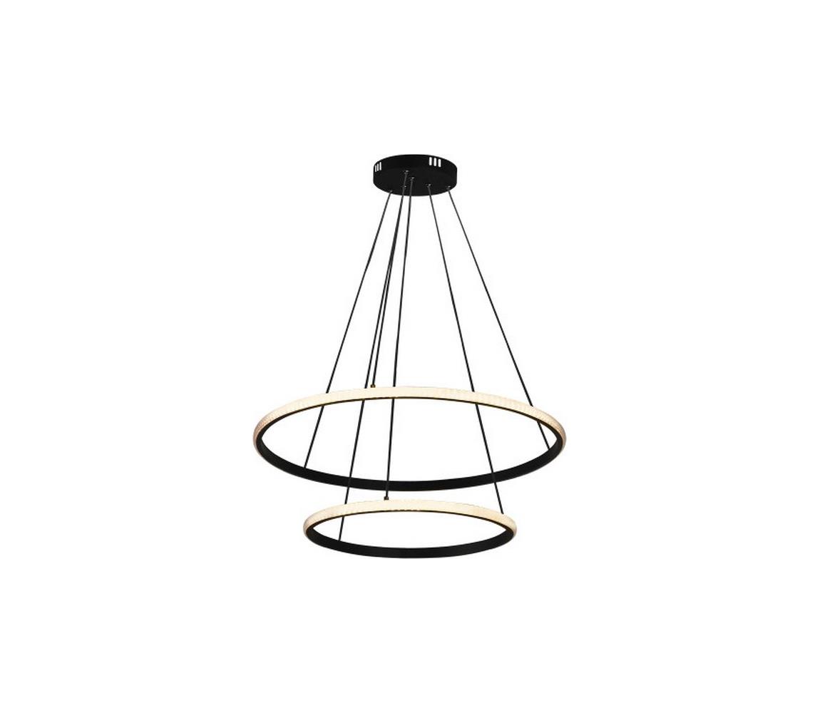  LED Stmívatelný lustr na lanku LED/55W/230V 3000-6500K pr. 60 cm + DO TB2301/B