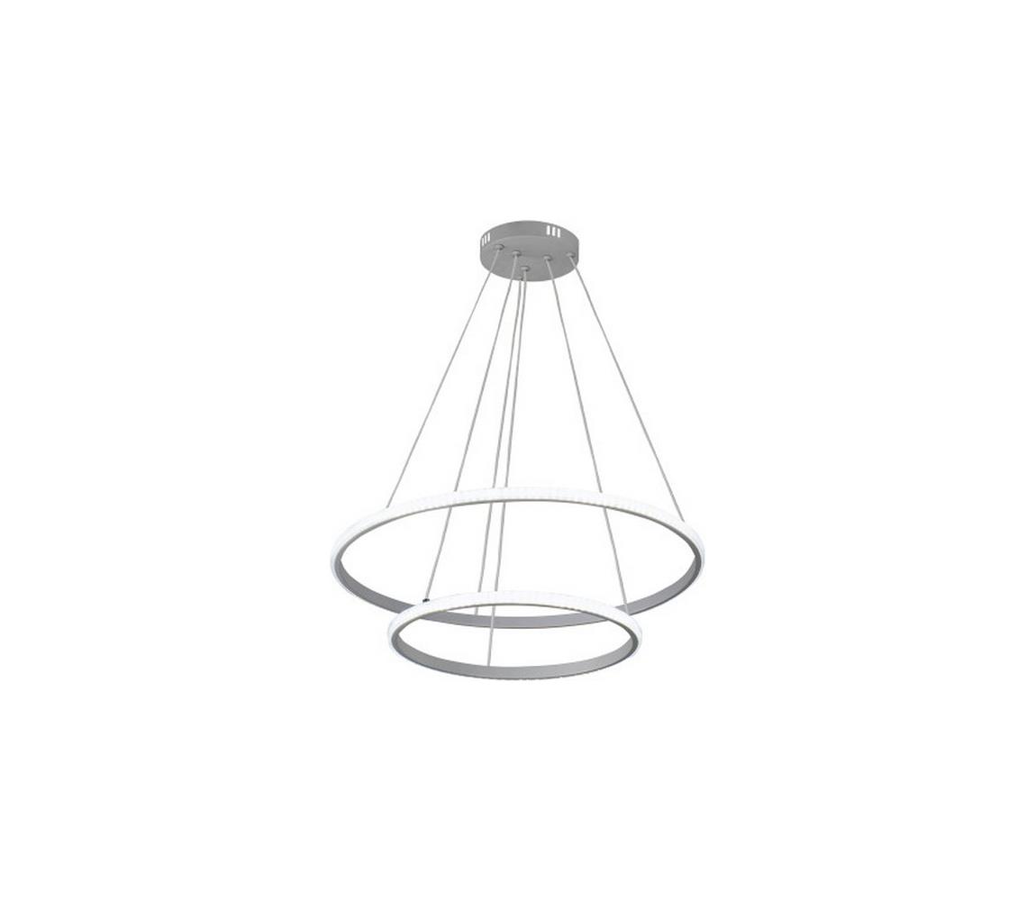  LED Stmívatelný lustr na lanku LED/55W/230V 3000-6500K pr. 60 cm + DO TB2301/W