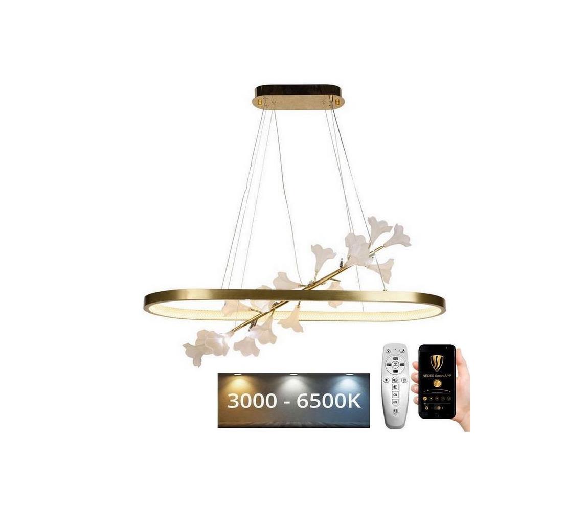  LED Stmívatelný lustr na lanku LED/65W/230V 3000-6500K + dálkové ovládání J5304/C