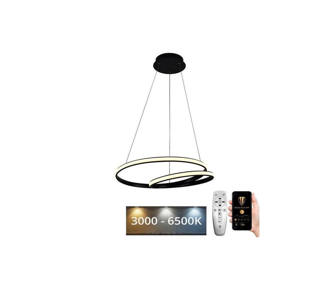  LED Stmívatelný lustr na lanku LED/65W/230V 3000-6500K + DO J4302/B