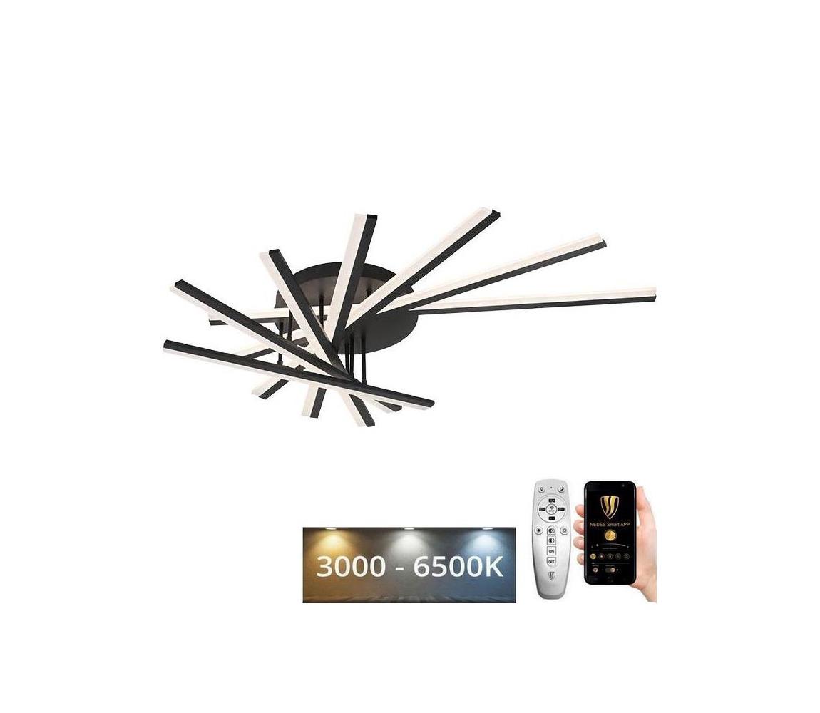  LED Stmívatelný přisazený lustr LED/120W/230V 3000-6500K + dálkové ovládání J3345/B