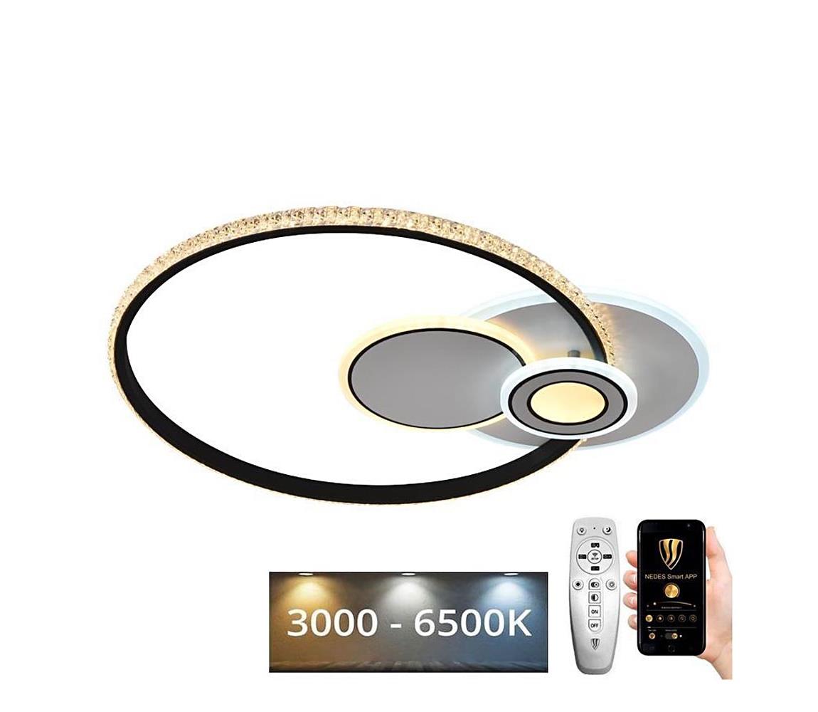  LED Stmívatelný přisazený lustr LED/80W/230V 3000-6500K + DO J1315/W