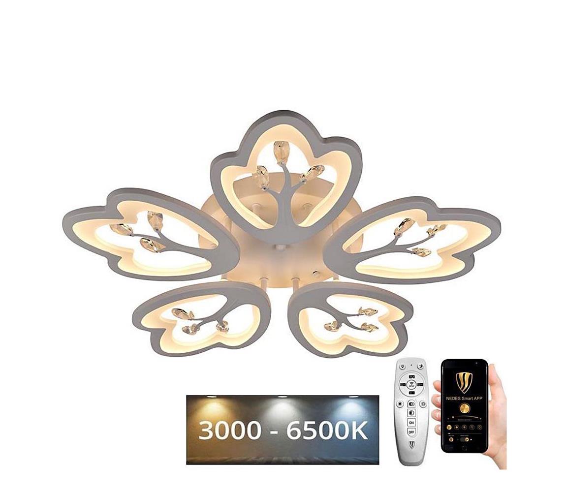 LED Stmívatelný přisazený lustr LED/80W/230V 3000-6500K + DO J3330/W