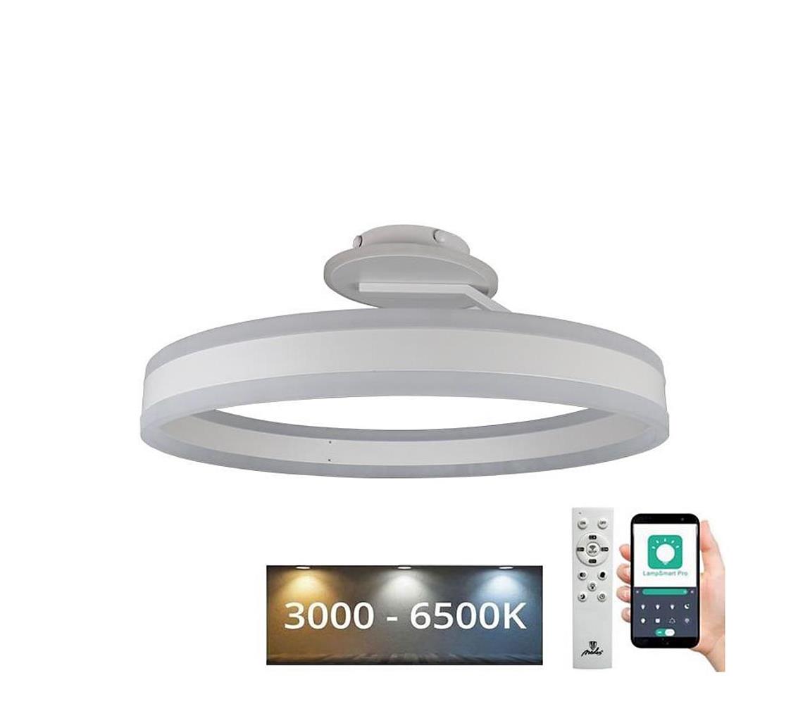  LED Stmívatelný přisazený lustr LED/86W/230V 3000-6500K bílá + dálkové ovládání TA1307/W