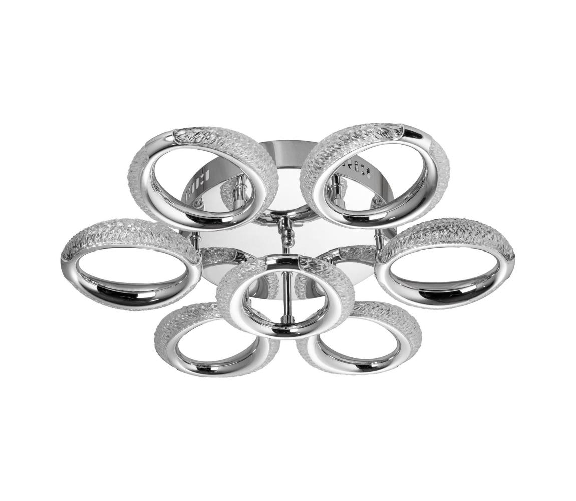  LED Stropní svítidlo 7xLED/14W/230V 3000-5000K pr. 50 cm lesklý chrom P-MX3012/6+1S