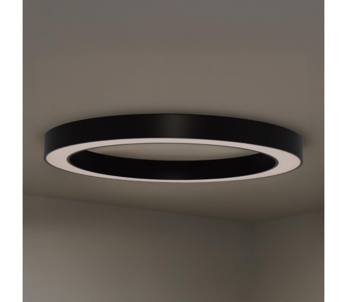  LED Stropní svítidlo LED/115W/230V 3000/4000/6500K pr. 120 cm černá CL7434