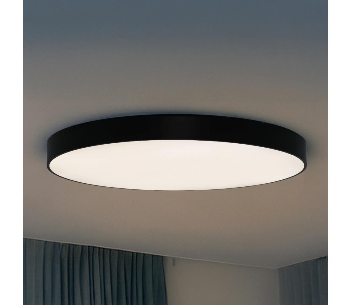  LED Stropní svítidlo LED/200W/230V 3000/4000/6500K pr. 100 cm černá CL7133