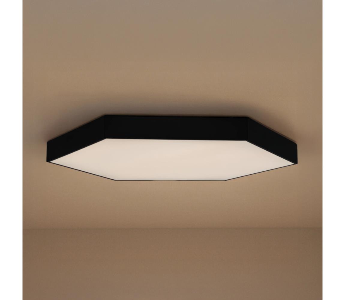  LED Stropní svítidlo LED/200W/230V 3000/4000/6500K pr. 100 cm černá CL7333