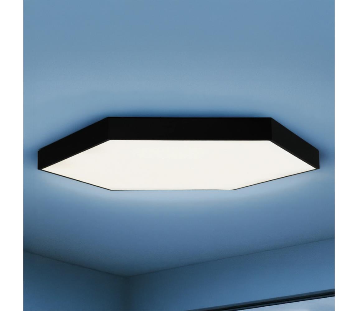  LED Stropní svítidlo LED/240W/230V 3000/4000/6500K pr. 120 cm černá CL7334