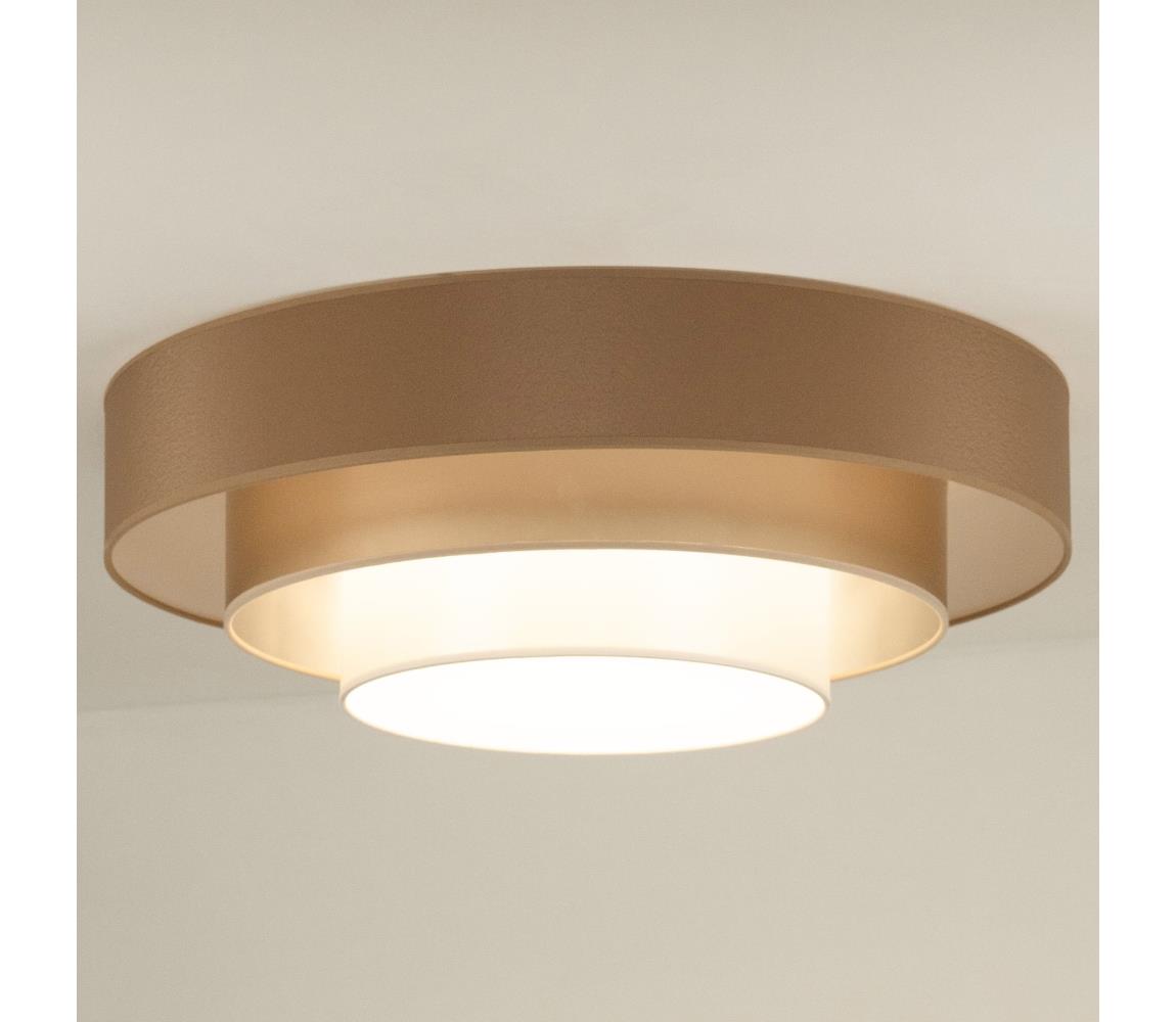  - LED Stropní svítidlo LUNETA LED/26W/230V pr. 60 cm 4000K hnědá/zlatá 606141