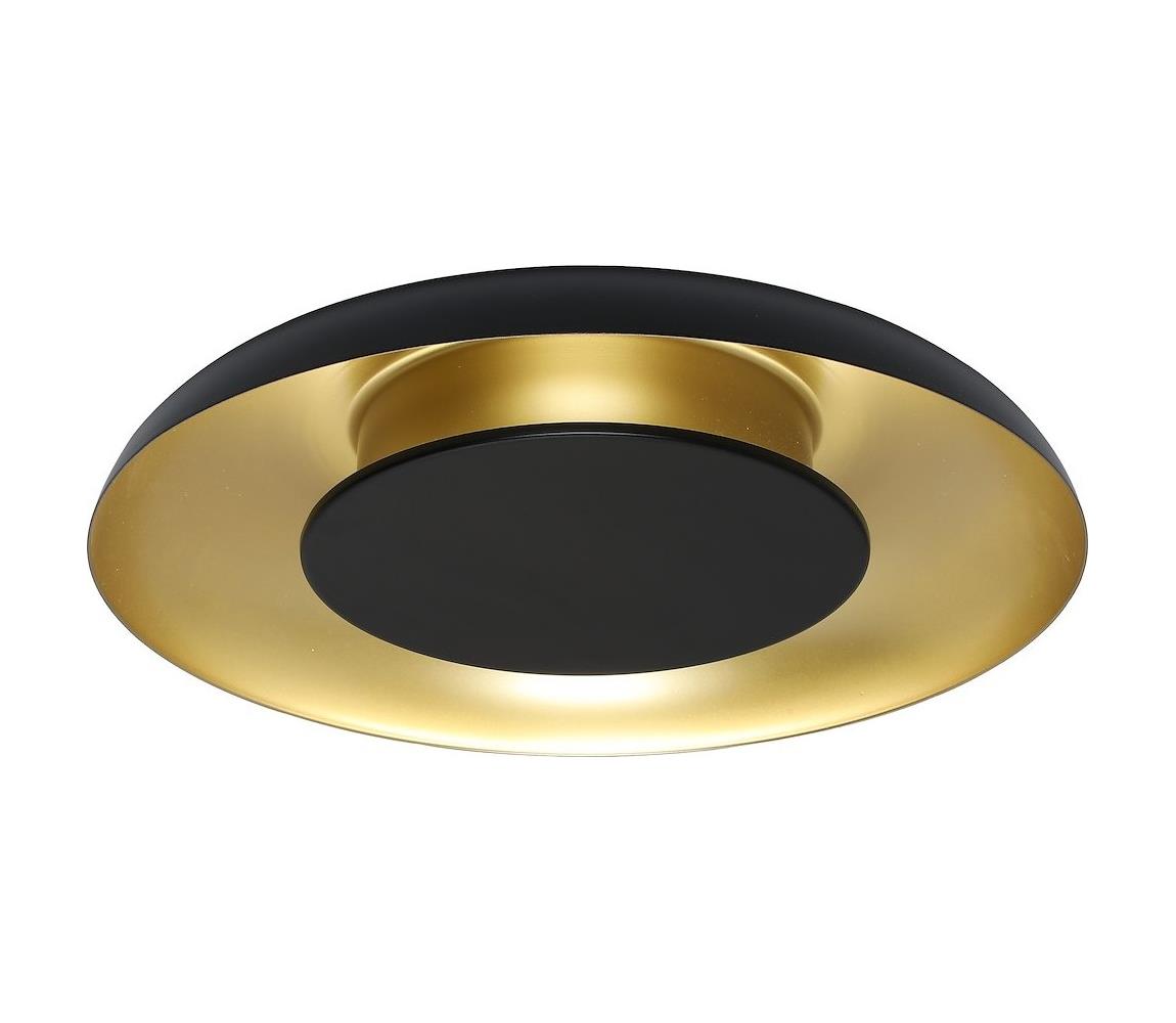  LED Stropní svítidlo PIATTINO LED/30W/230V 3000/4000/6000K pr. 40 cm černá/zlatá ML1812