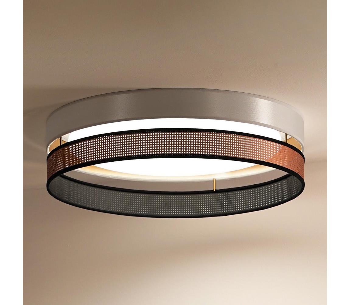 - LED Stropní svítidlo ROLLER DUO SHINY LED/24W/230V pr. 45 cm bílá/měděná 604185