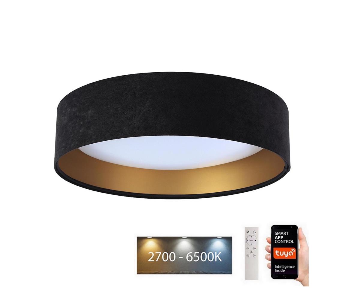  LED Stropní svítidlo SMART GALAXY LED/24W/230V Wi-Fi Tuya černá/zlatá + DO 
