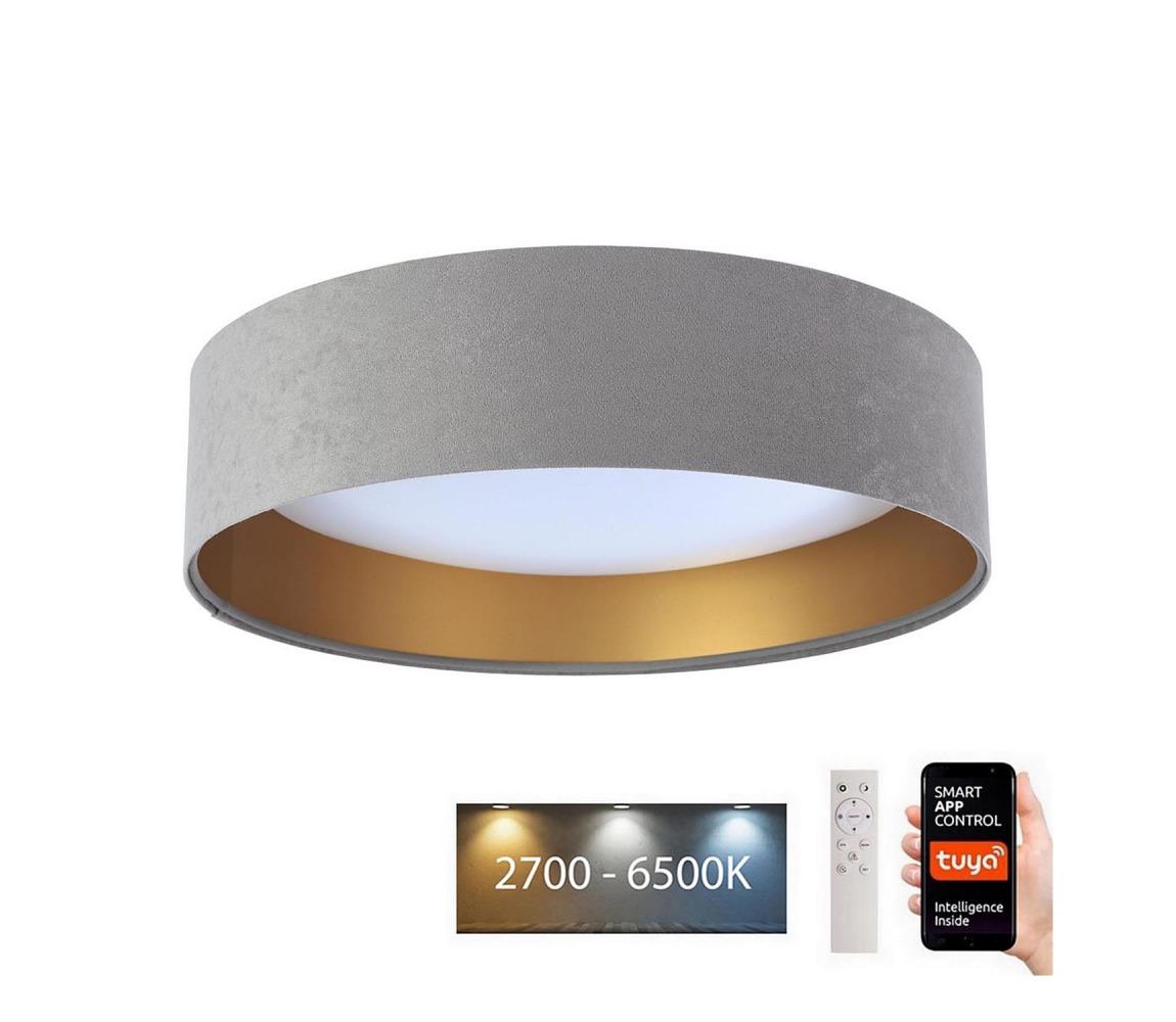  LED Stropní svítidlo SMART GALAXY LED/24W/230V Wi-Fi Tuya šedá/zlatá + DO 