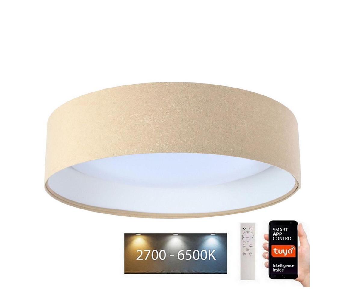  LED Stropní svítidlo SMART GALAXY LED/36W/230V Wi-Fi Tuya béžová/bílá + DO 