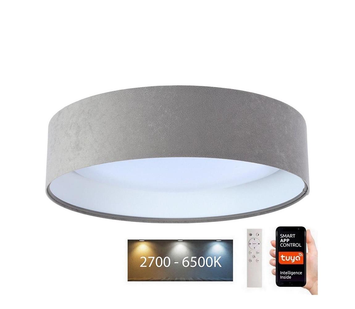  LED Stropní svítidlo SMART GALAXY LED/36W/230V Wi-Fi Tuya šedá/bílá + DO 