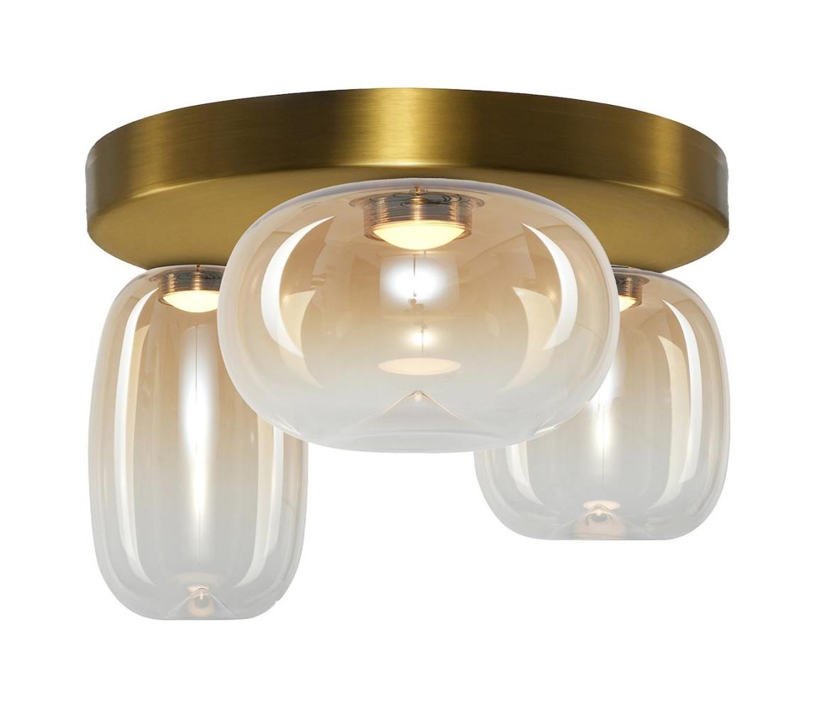  LED Stropní svítidlo VASO LED/12W/230V pr. 42 cm zlatá/kouřová ML1414