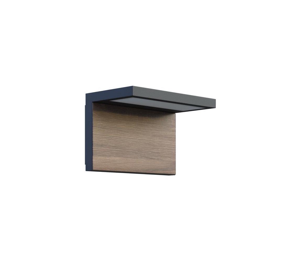  LED Venkovní nástěnné svítidlo NATURA LED/12W/230V 4000K IP65 hnědá/antracit PN42300005