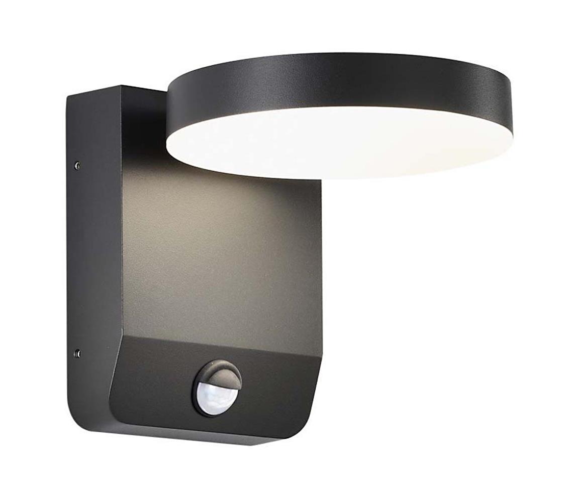  LED Venkovní nástěnné svítidlo se senzorem LED/17W/230V 3000K černá 2956