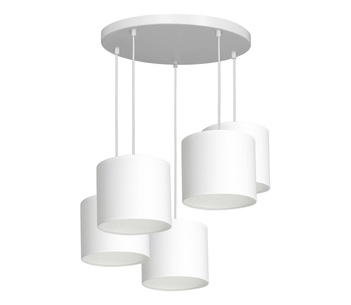  Lustr na lanku ARDEN 5xE27/60W/230V bílá 3431