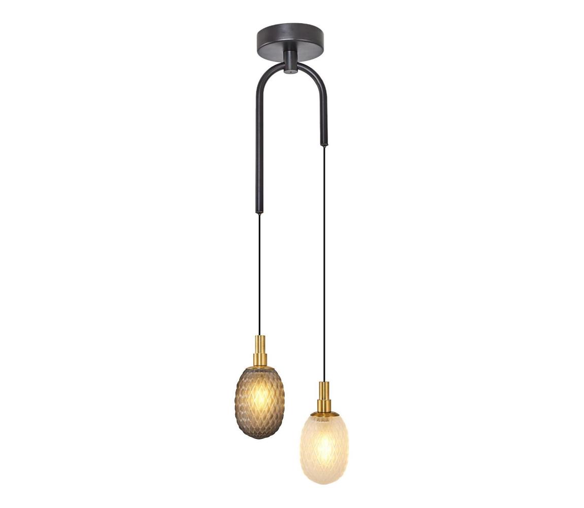  Lustr na lanku CACTUS 2xG9/5W/230V šedá/bílá 414LRC1984