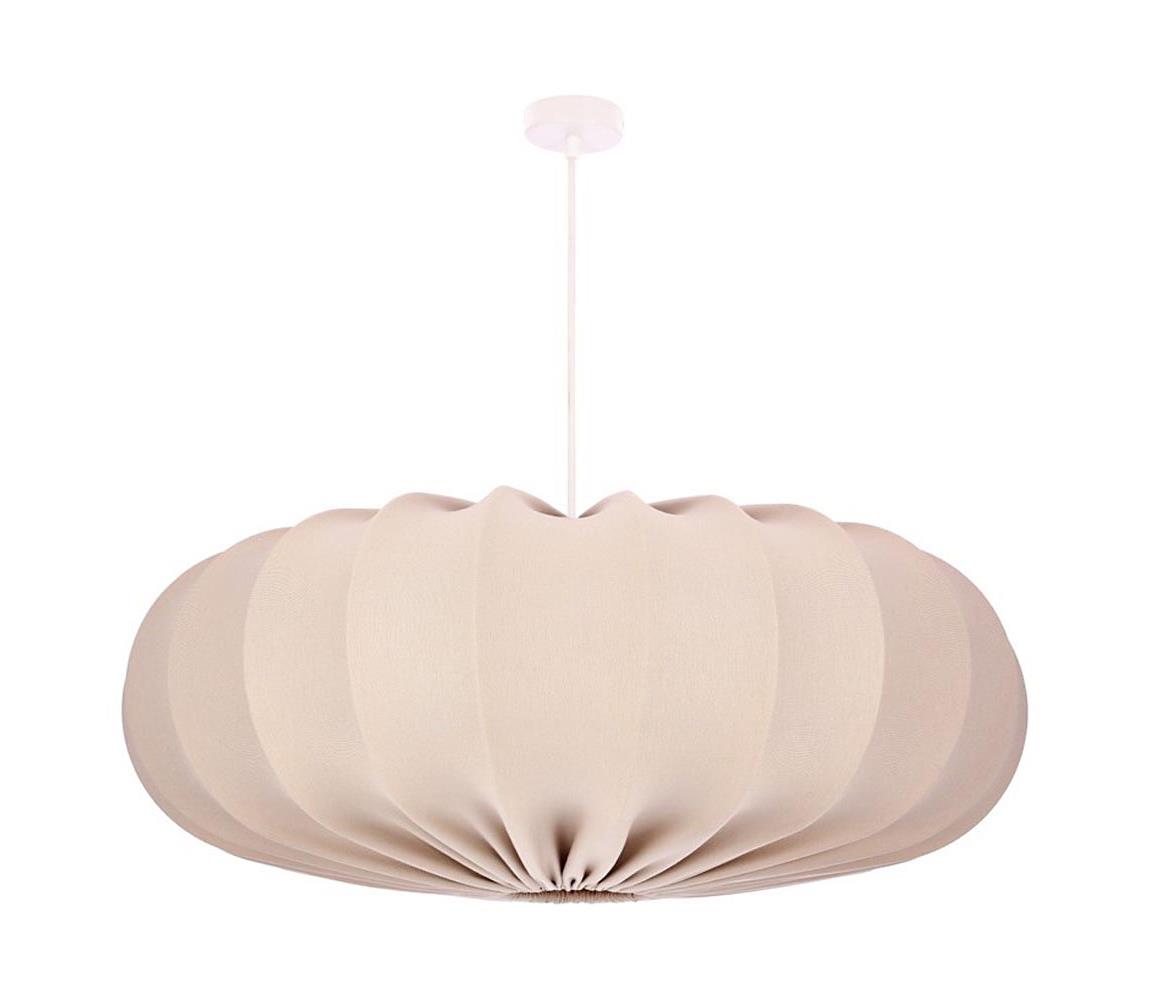  Lustr na lanku CAFEE 1xE27/40W/230V pr. 66 cm béžová 31-39231