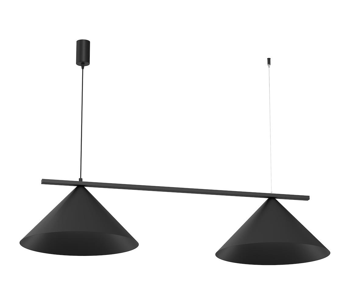  Lustr na lanku CAPITAL 2xGX53/15W/230V černá MLP0942