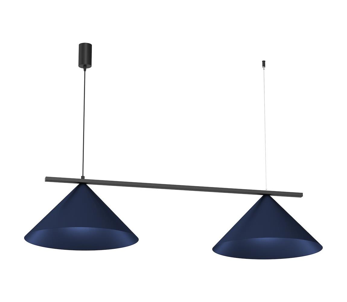  Lustr na lanku CAPITAL 2xGX53/15W/230V modrá MLP1531