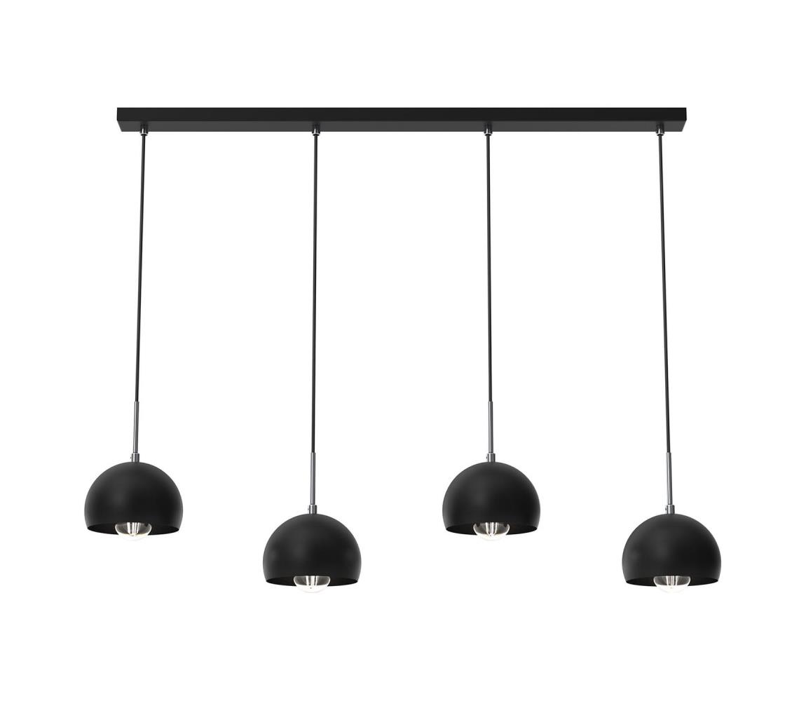  Lustr na lanku COOL 4xE27/60W/230V černá 3740