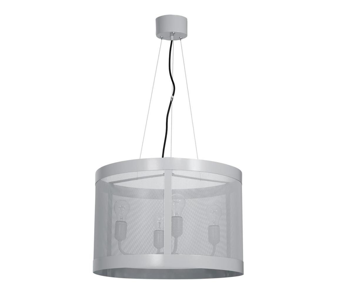  Lustr na lanku DRUM 4xE27/60W/230V 3984