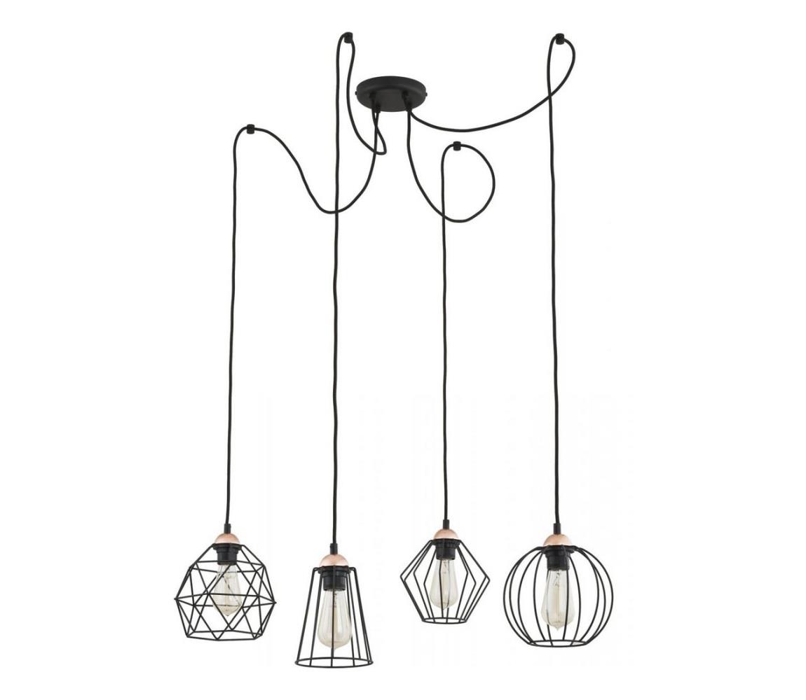  Lustr na lanku GALAXY 4xE27/60W/230V pavouk 1646